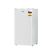 “Open modern freezer with neatly organized frozen food, using frost-free technology and precise temperature control to preserve freshness and prevent freezer burn.”