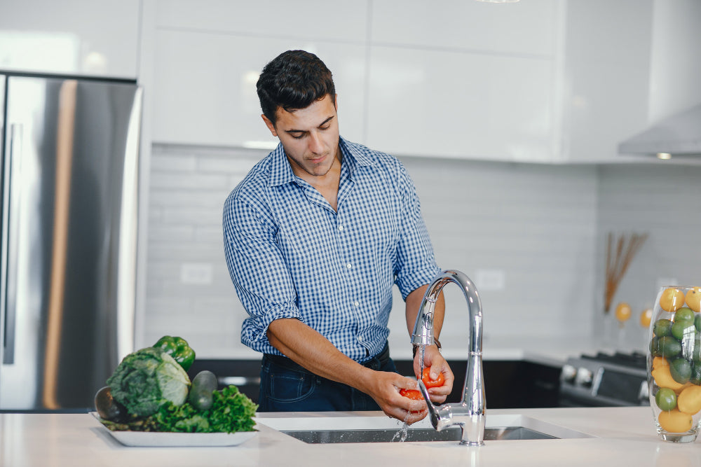 "Display of different kitchen sink styles including farmhouse, undermount, and top-mount, highlighting design and functionality options."