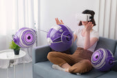 "Row of premium massage chairs in a testing studio, each evaluated for comfort, features, and overall performance."