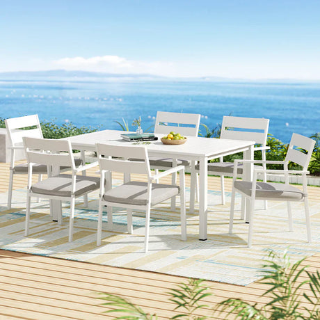 "Comprehensive guide to outdoor dining sets featuring teak, metal, and wicker materials—exploring style, durability, and maintenance tips."