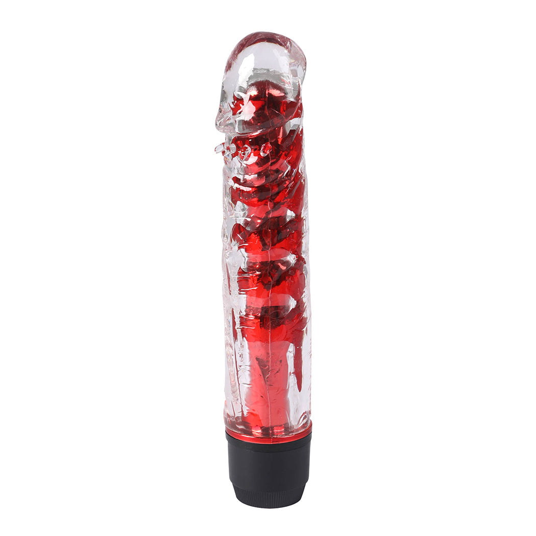 Multi Speed Vibrating Vibrator Realistic Red-2018816620612423680