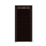 Levede 10 Tier Shoe Rack Portable Storage Brown - Low Angle
