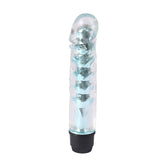 Multi Speed VibratingVibrator Realistic Blue - Low Angle