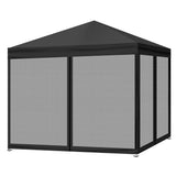 Mountview Gazebo Pop Up Marquee Outdoor Black-2018816886715846656