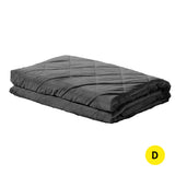 DreamZ 9KG Adults Size Anti Anxiety Grey Double - Low Angle
