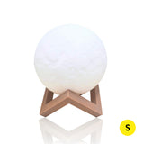 3D Magical Moon Lamp USB LED Night Light Small - Low Angle