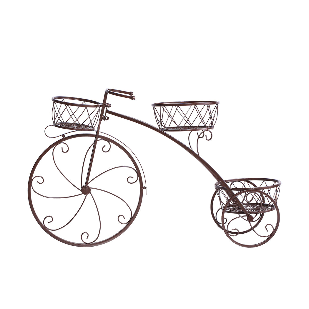 Levede Plant Stand Outdoor Indoor Metal Bronze-2006732950246395904