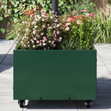 Parasol Base Manual Green 45 x 45 x 45 cm Steel - Top-Down View