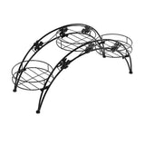Levede Plant Stand Outdoor Indoor Metal Black