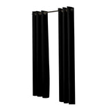 2x Blockout Curtains Panels 3 Layers Black-2018816668368769025