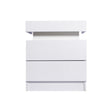 Levede Bedside Tables RGB LED Side Table White-2006733164277534721