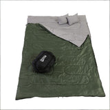 Mountview Sleeping Bag Double Bags Outdoor Army Green