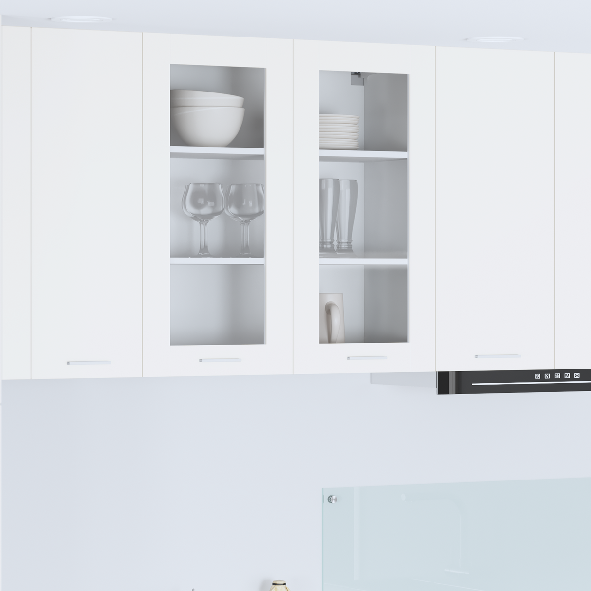 Hanging Cabinet with Door White 80 x 31 x 80 cm Engineered Wood