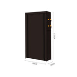 Levede 10 Tier Shoe Rack Portable Storage Brown-2006733139115905026