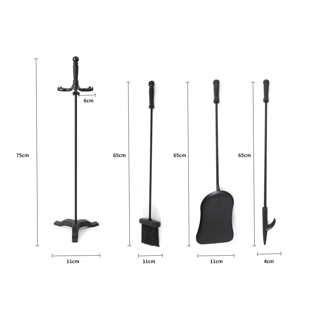 Traderight Fireplace Tool Set 4 PC Fire-2018816721766453250