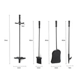 Traderight Fireplace Tool Set 4 PC Fire-2018816721766453250