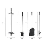 Traderight Fireplace Tool Set 4 PC Fire-2018816721766453250