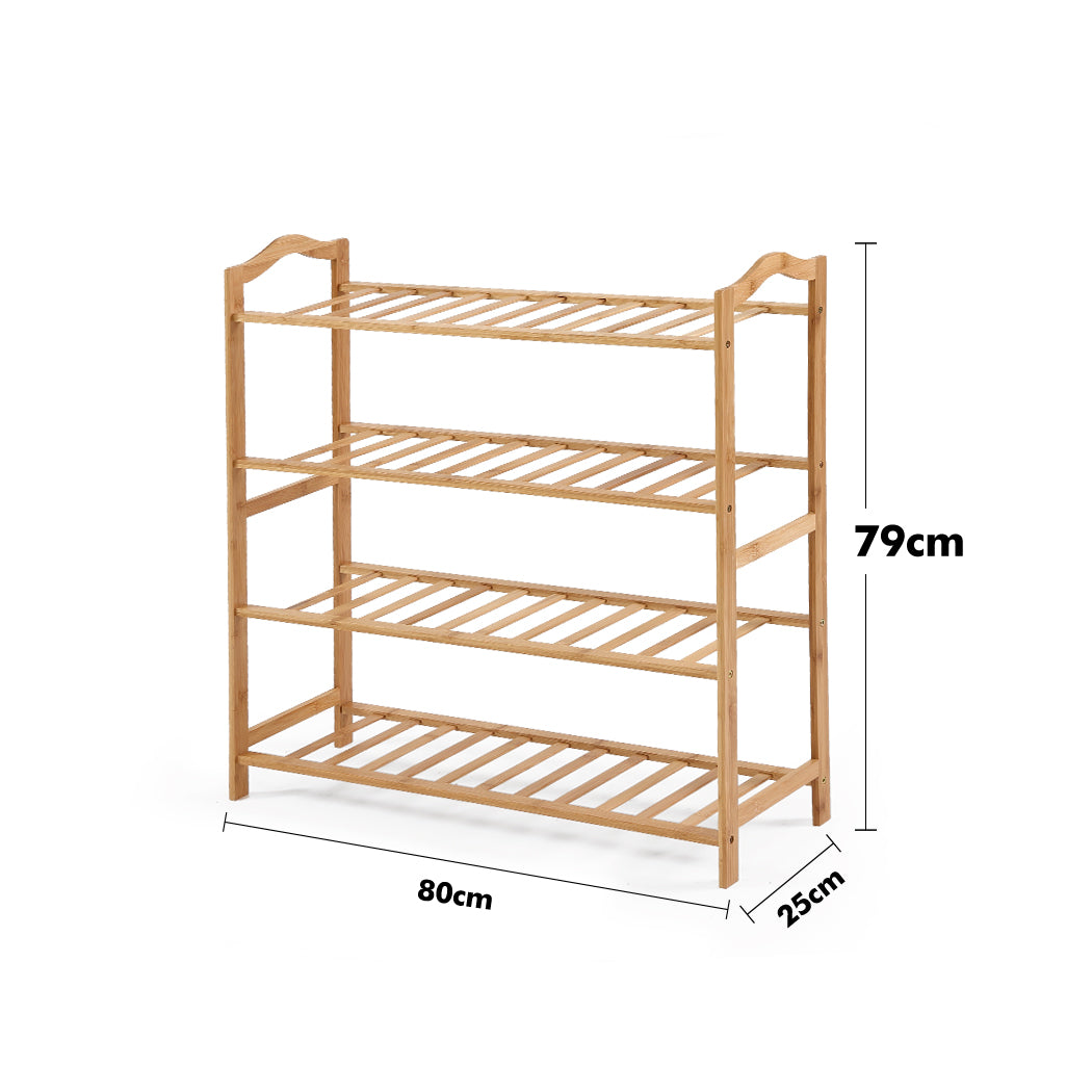 Levede Bamboo Shoe Rack Storage Wooden-2018816673238355970