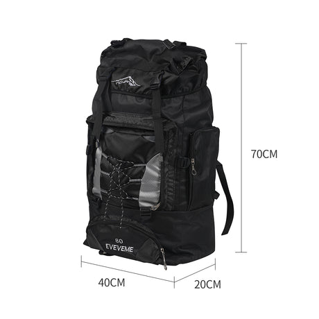 Military Backpack Tactical Hiking Camping Black-2018816652292001794