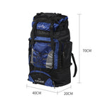 Military Backpack Tactical Hiking Camping Blue-2018816652463968258