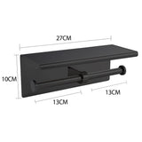 Toilet Paper Holder Double Roll Stainless-2018816667269861378