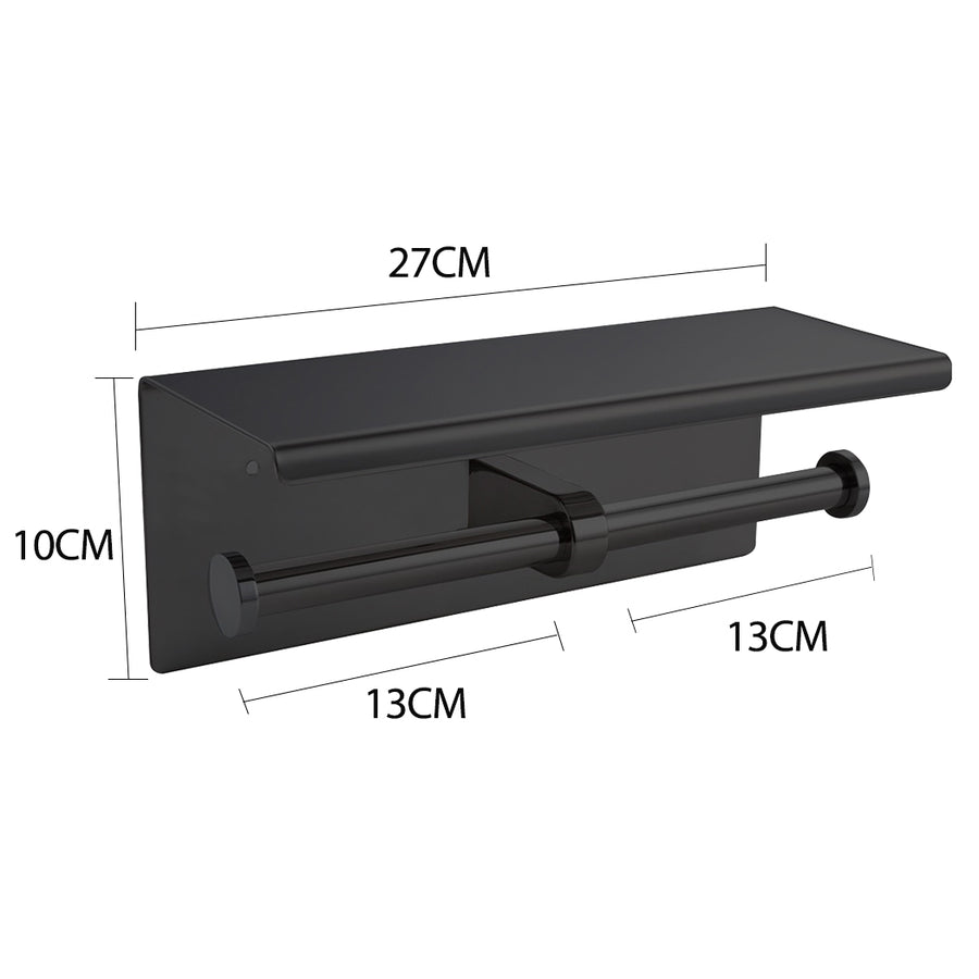 Toilet Paper Holder Double Roll Stainless-2018816667269861378