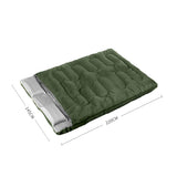 Mountview Sleeping Bag Double Bags Outdoor Army Green - Front View