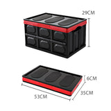 Car Boot Organiser Trunk Organizer Collapsible 50 Litre - Front View
