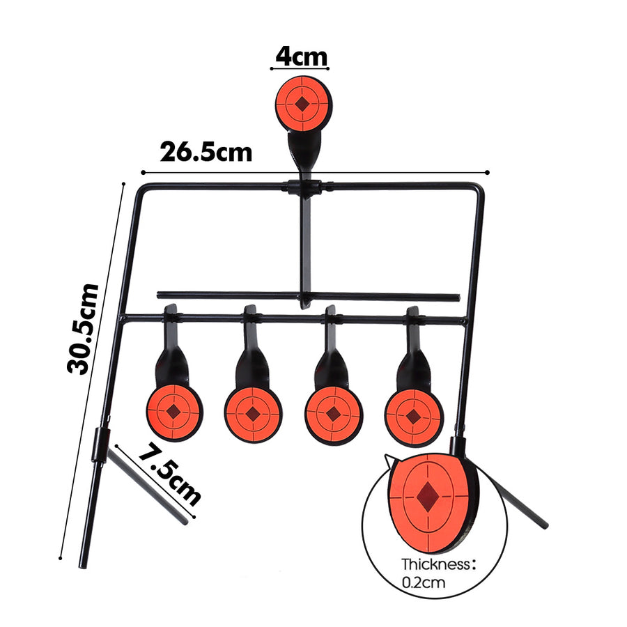 Centra Shooting Target Metal Splatter Small-2018816665525030914
