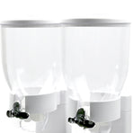 TOQUE Double Cereal Dispenser Dry Food White-2006733302328856579