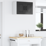 Wall Cabinet PORTO Black 60 x 31 x 40 cm Engineered Wood - Top-Down View