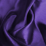 50x Table Runners Coloured Satin Chair Eggplant-2018816772781772803
