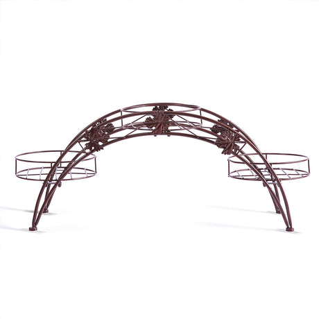 Levede Plant Stand Outdoor Indoor Metal Bronze-2018816651222454275
