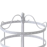 Earring Holder Stand Jewelry Display White - Side View