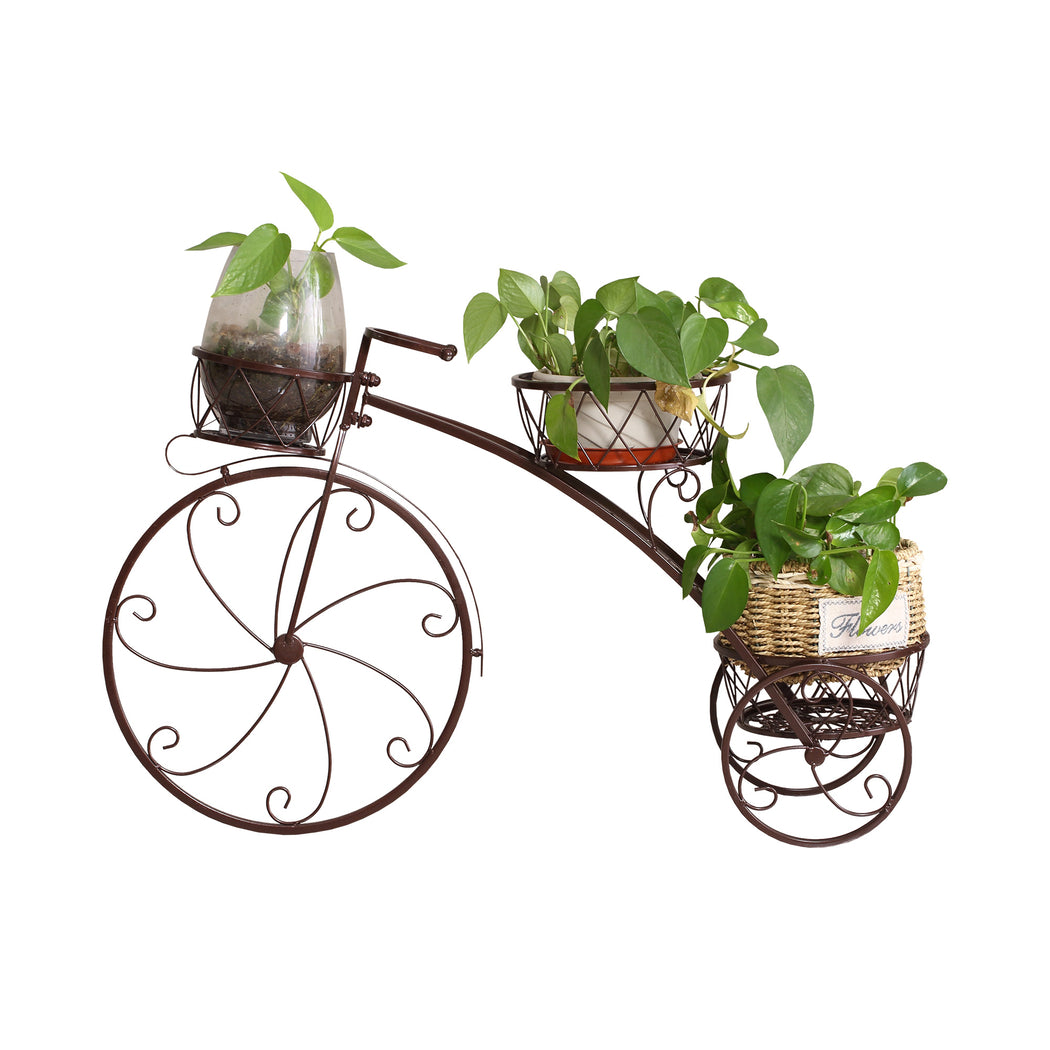 Levede Plant Stand Outdoor Indoor Metal Bronze-2006732950246395907