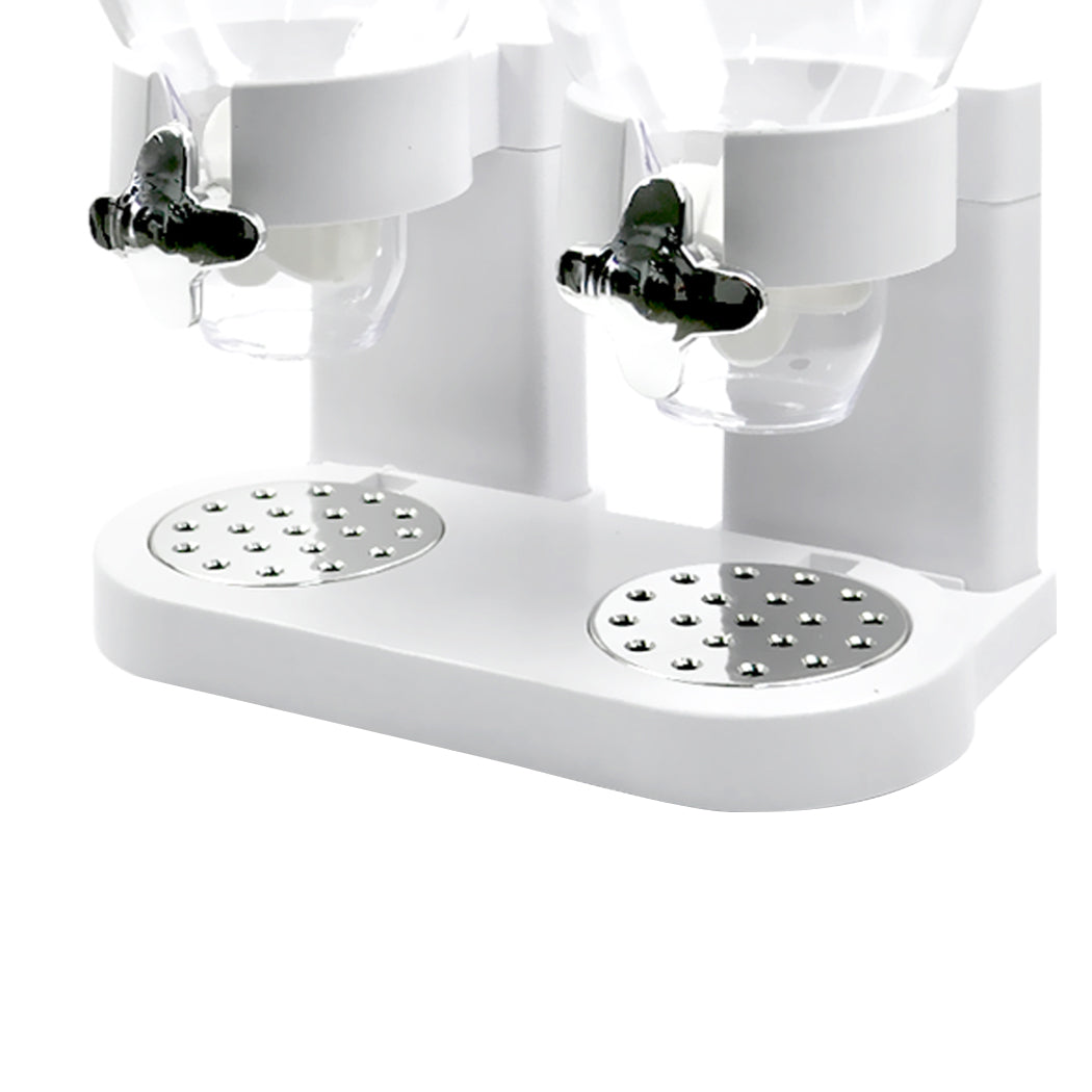 TOQUE Double Cereal Dispenser Dry Food White-2006733302328856580
