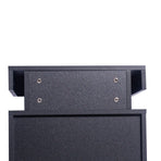Levede Bedside Tables Side Table 2 Drawers Black-2006733164113956868