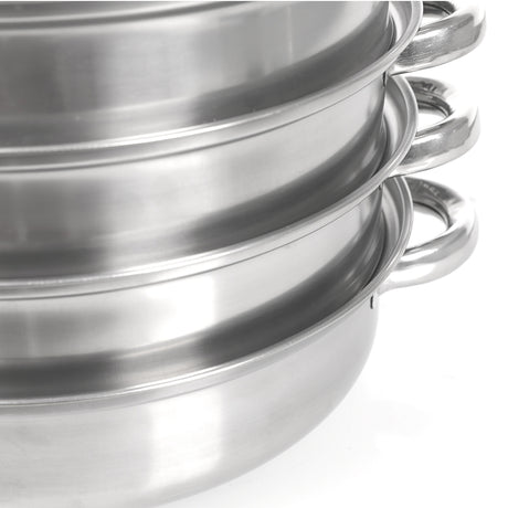 TOQUE Stainless Steel Steamer Meat Vegetable-2006733058199392260