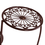Plant Stand Outdoor Indoor Flower Pots Bronze - Top-Down View