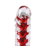 Multi Speed Vibrating Vibrator Realistic Red - 45-Degree Angle