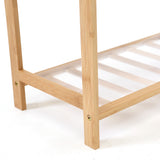 Levede Bamboo Shoe Rack Storage Wooden - 45-Degree Angle