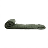 Mountview Sleeping Bag Double Bags Outdoor Army Green - 45-Degree Angle