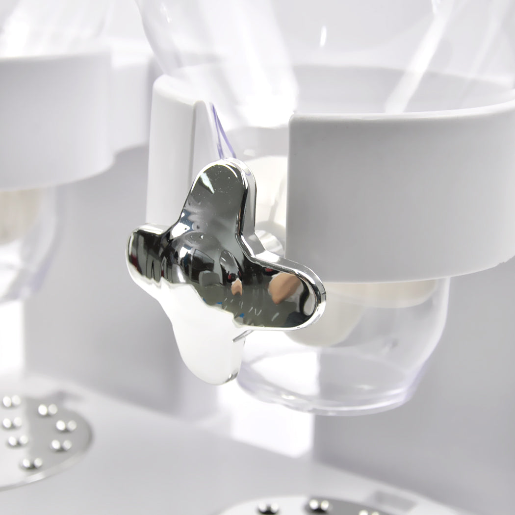 TOQUE Double Cereal Dispenser Dry Food White-2006733302328856582