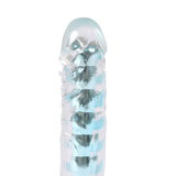 Multi Speed VibratingVibrator Realistic Blue - Rear View