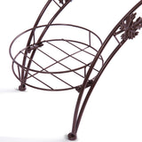 Levede Plant Stand Outdoor Indoor Metal Bronze-2018816651222454278