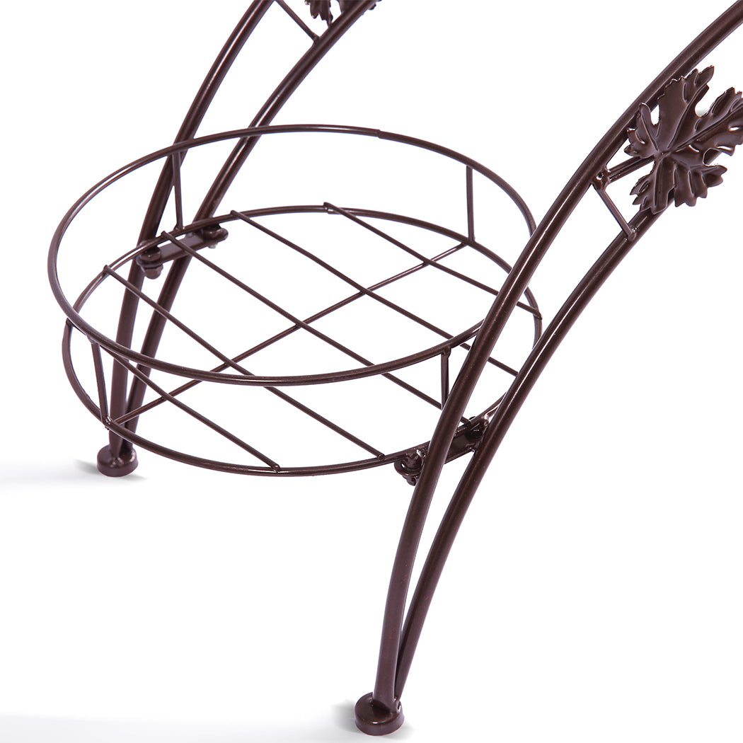 Levede Plant Stand Outdoor Indoor Metal Bronze-2018816651222454278