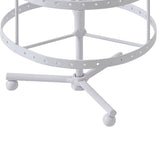 Earring Holder Stand Jewelry Display White - Rear View