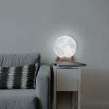 3D Magical Moon Lamp USB LED Night Light Small - Close-Up Angle