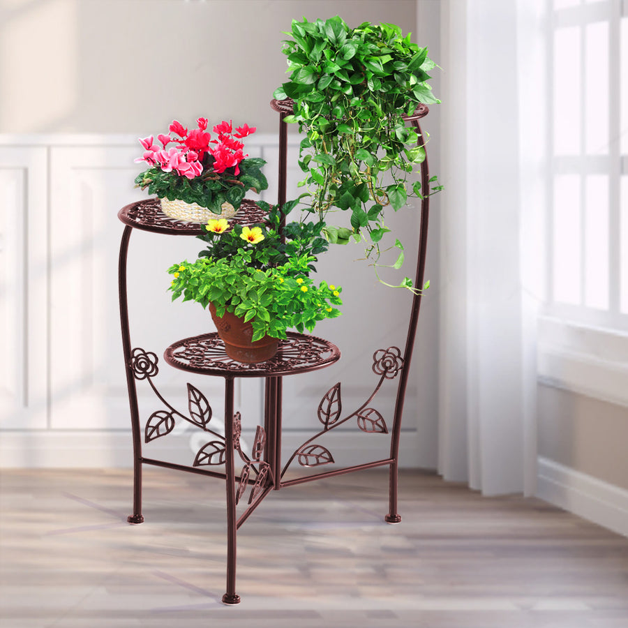 Plant Stand Outdoor Indoor Flower Pots Bronze-2006732928289214471