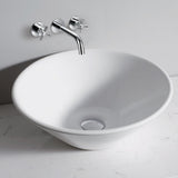 Ceramic Basin Bathroom Wash Counter - Close-Up Angle